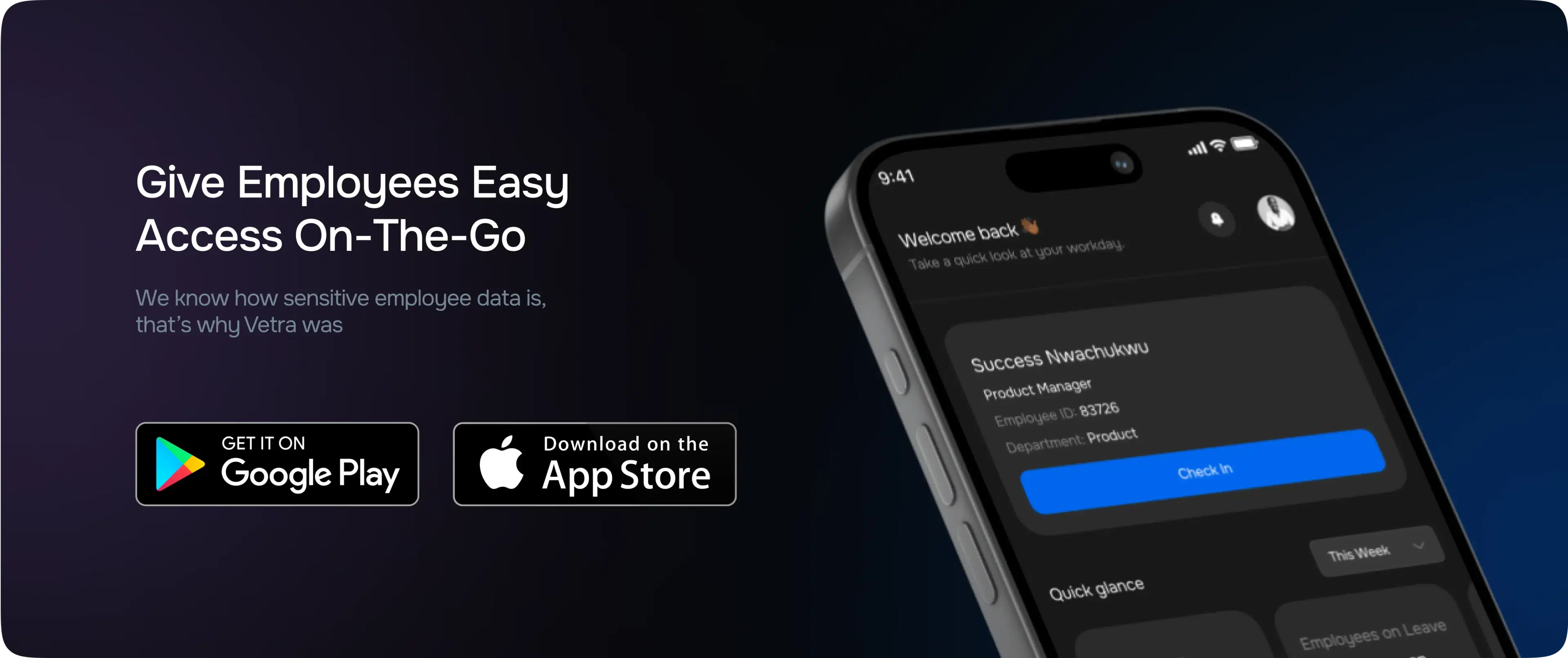 Download the Vetra HR app